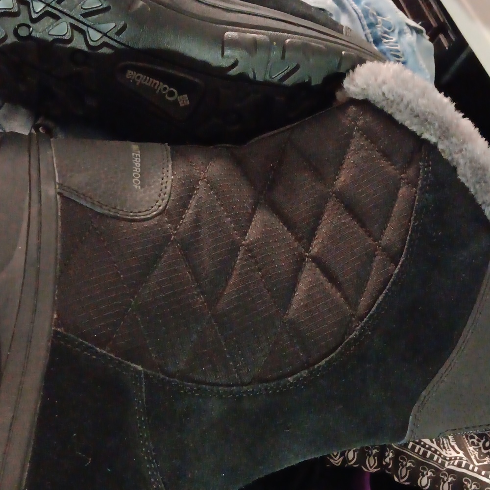 COLUMBIA QUILTED INSULATED SNOW Boots CLASSIC - Picture 6 of 6